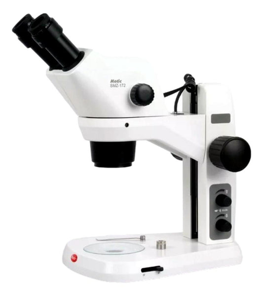 Motic SMZ-172 Brightfield / Darkfield Stereo Microscope 7.5x - 50x