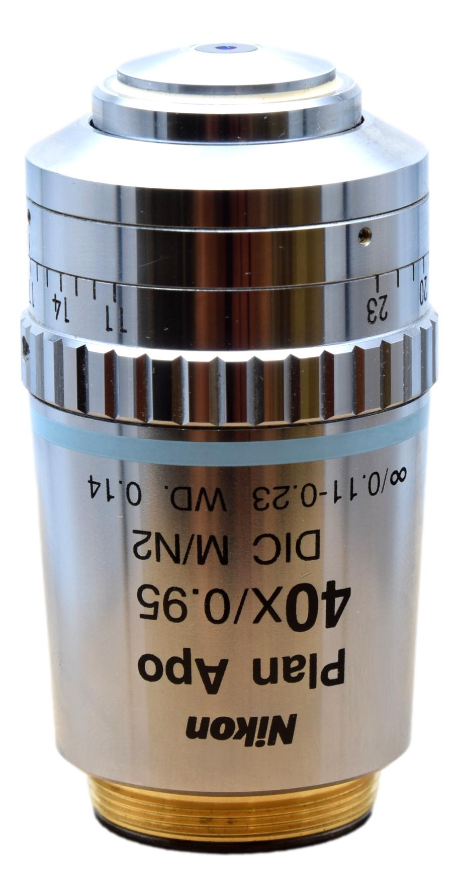 Microscopic 40x Ruler Nikon Plan Apo 40x Microscope Objective – Microscope Central