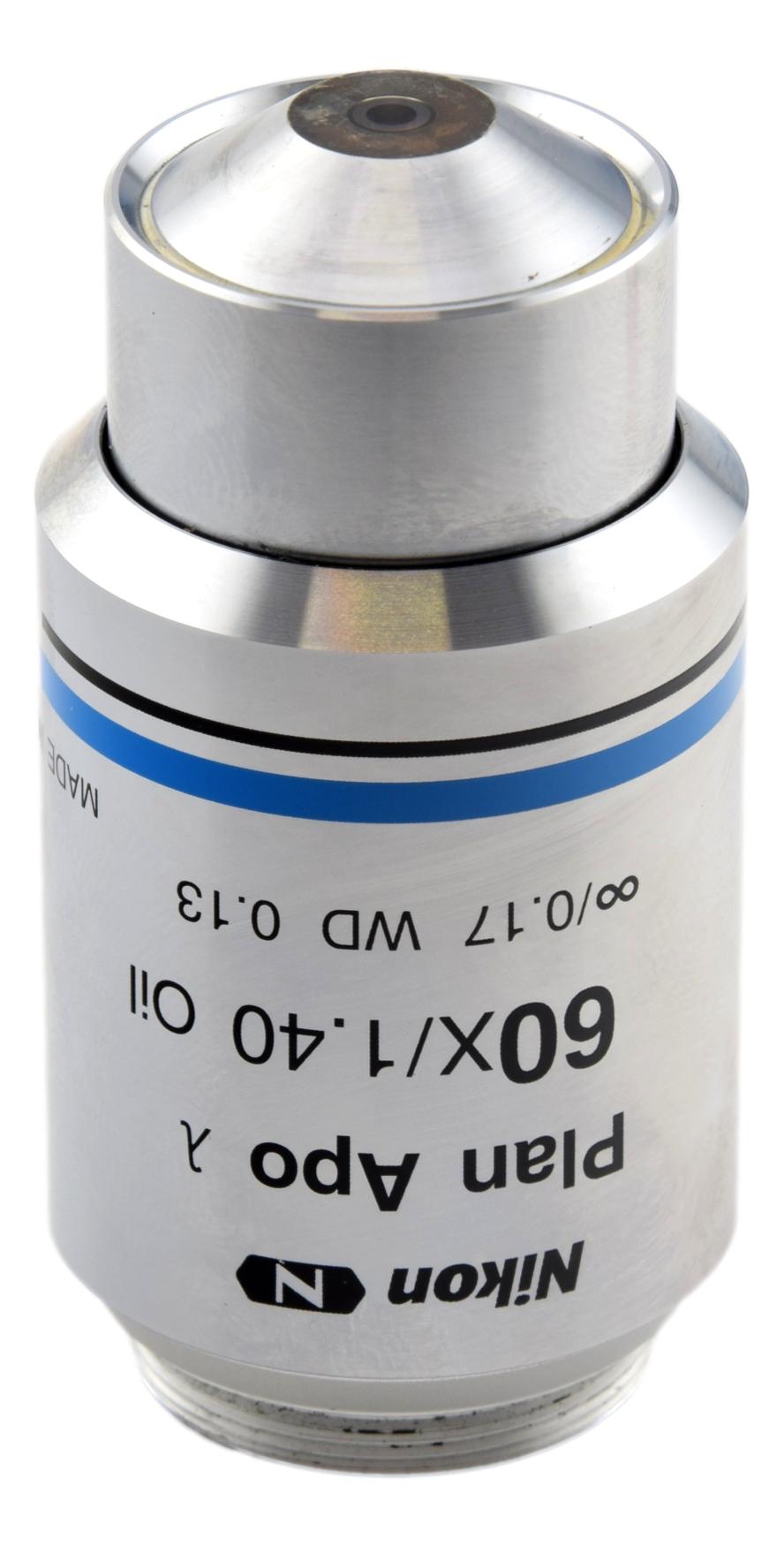 Nikon Plan Apo Lambda 60x Oil Microscope Objective – Microscope Central