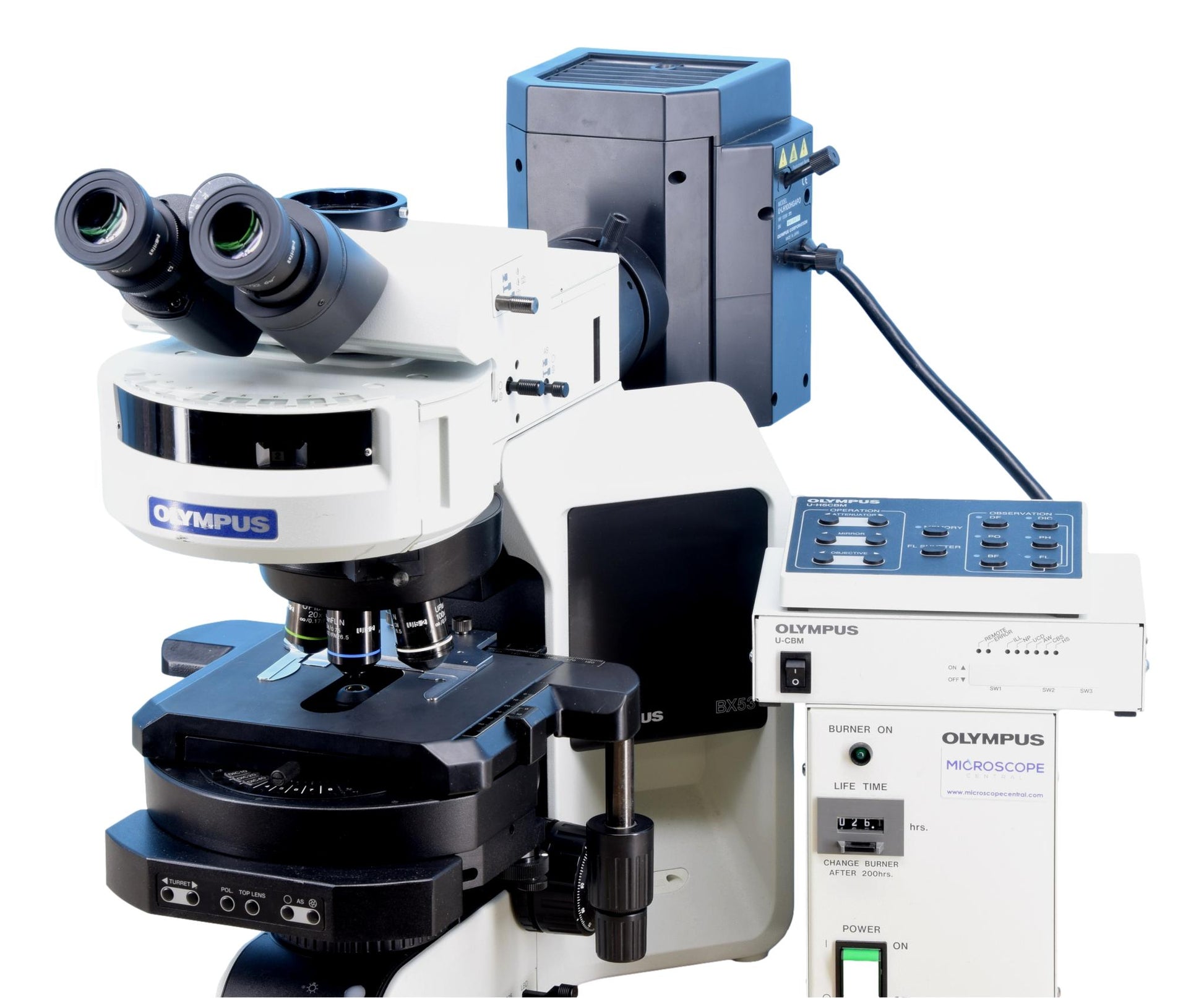 Olympus BX53 Motorized Fluorescence DIC Microscope – Microscope Central