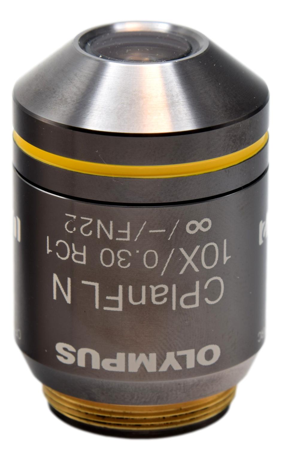 Olympus CPlanFL N 10x Relief Contrast Microscope Objective