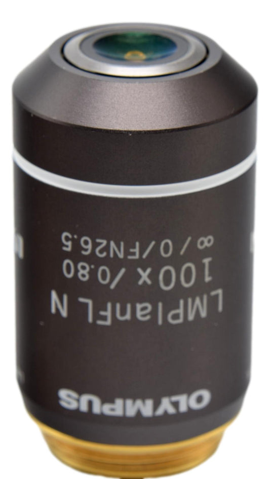 Olympus LMPlanFL N 100x Brightfield Objective -  1-U2M354