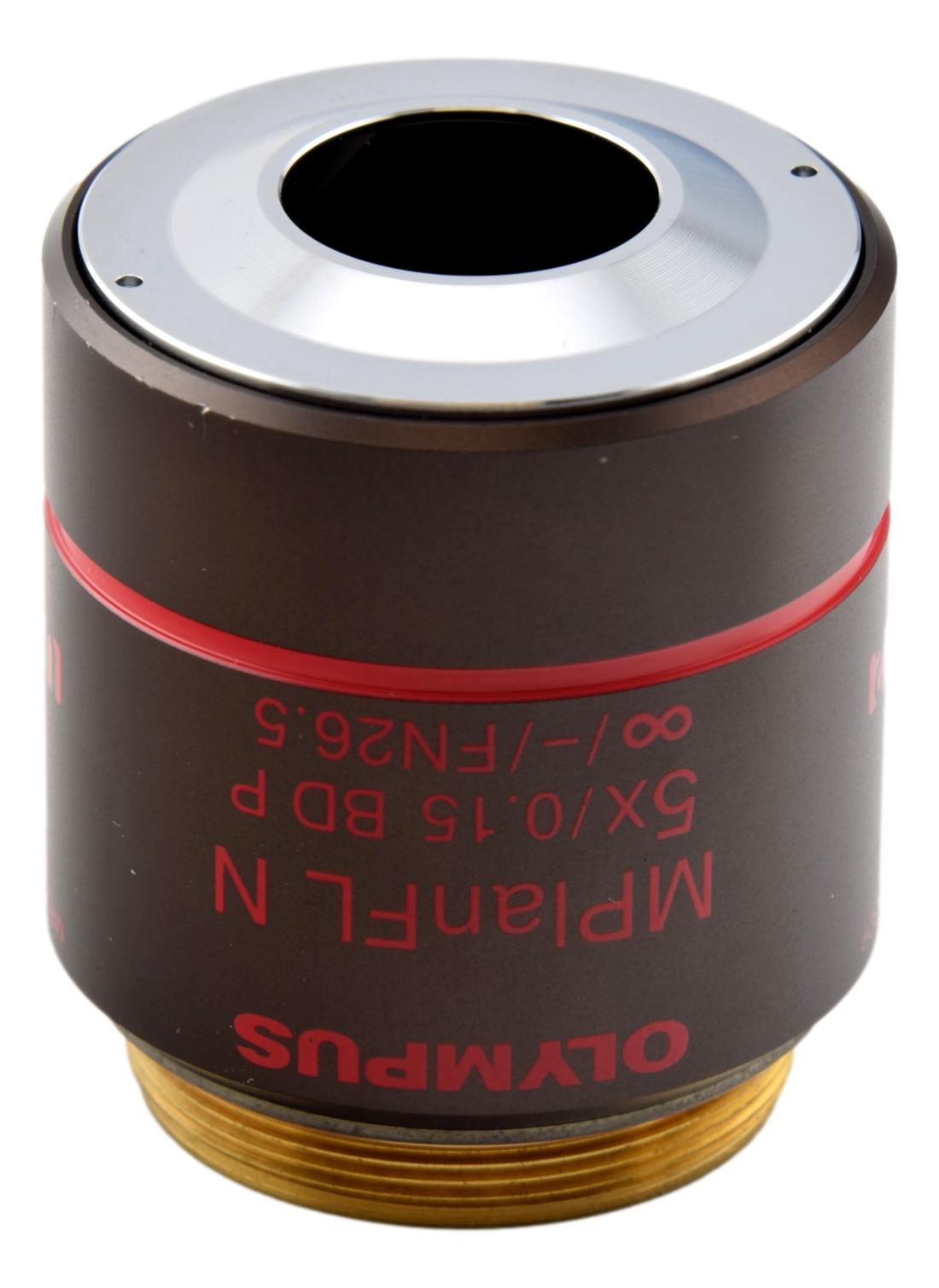 Olympus MPlanFL N 5x BD POL Objective - 1-U2R522