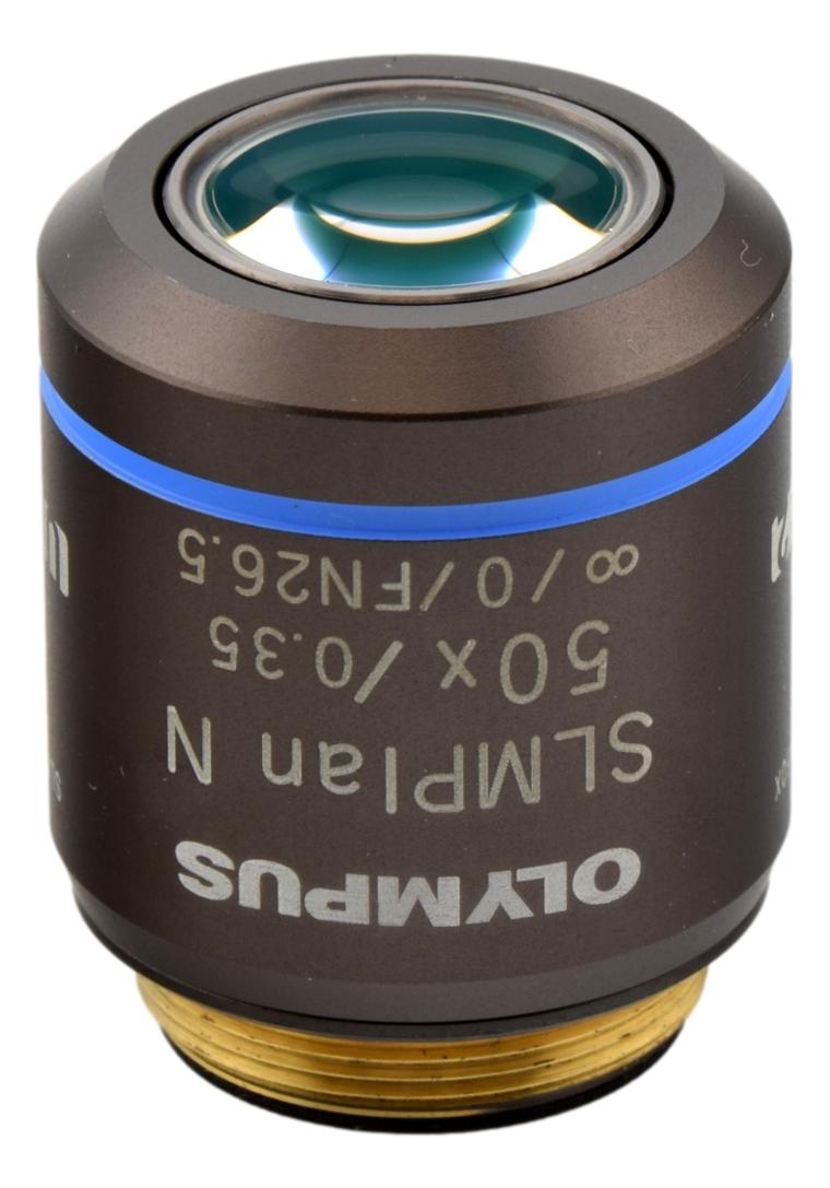 Olympus SLMPlan N 50x Super Long Working Distance Microscope Objective ...