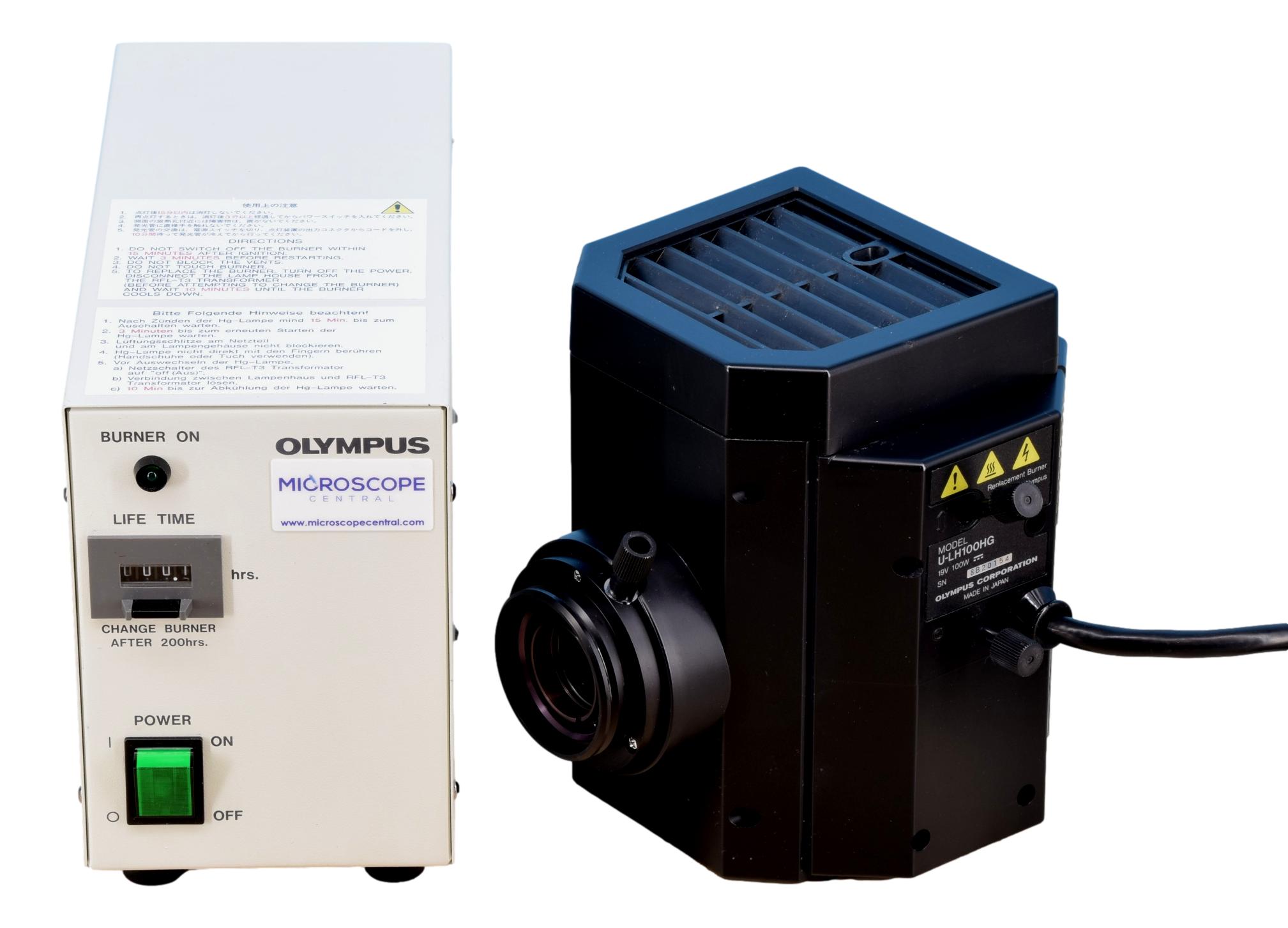 Olympus U-LH100HG Fluorescence Light Source and Power Supply