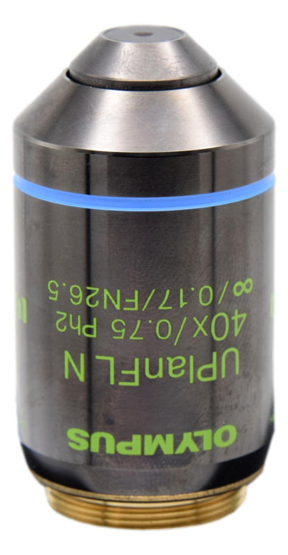 Olympus UPlanFL N 40x Ph2 Phase Contrast Microscope Objective