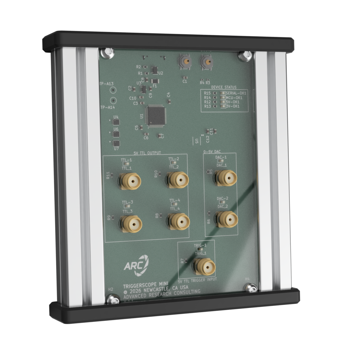 Triggerscope Mini - USB Powered TTL/DAC Controller