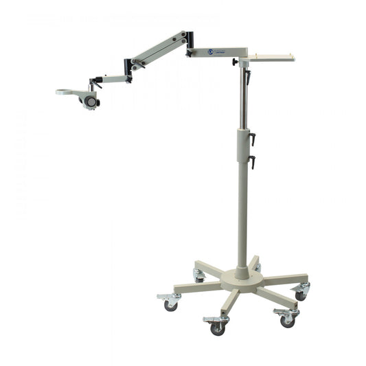 Unitron Rolling Microscope Floor Stand With Articulating Arm