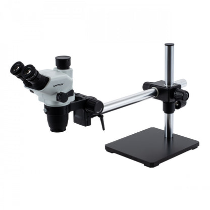 Unitron Z645 Stereo Microscope on Boom Stand - Trinocular