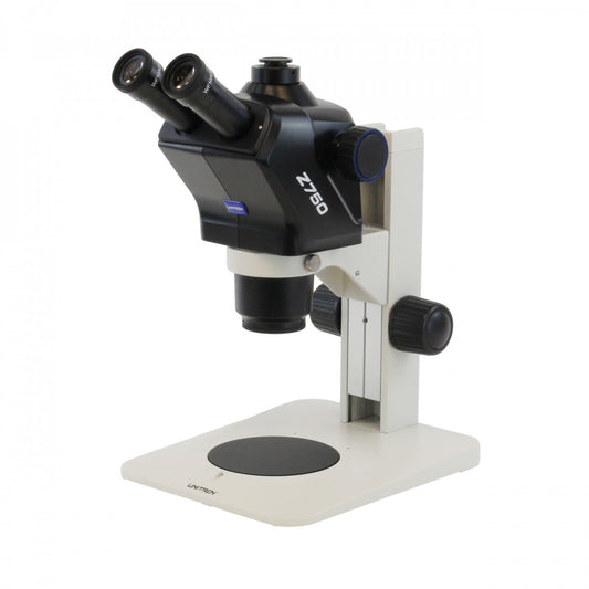 Unitron Z750 Stereo Microscope On Plain Focusing Stand