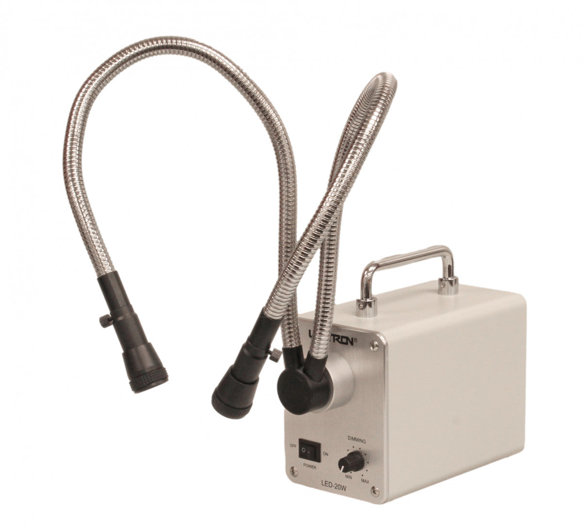 .Unitron 20 Watt LED Fiber Optic Dual Gooseneck Illuminator