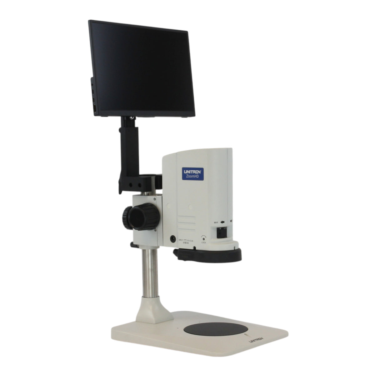 Unitron ZoomHD Digital Zoom Inspection System On Pole Stand w/ Monitor