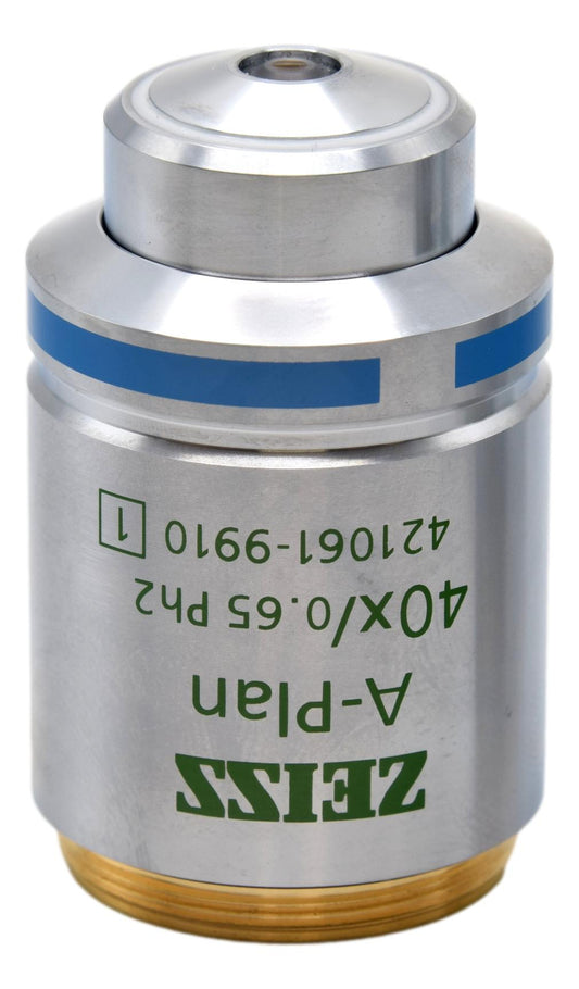 Zeiss A-Plan 40x Phase Contrast Microscope Objective - 421061-9910