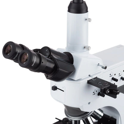 AmScope 50X-2500X Darkfield Polarizing Metallurgical Microscope + 5MP Camera