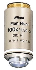 Nikon 100x Oil Plan Fluorite Microscope Objective
