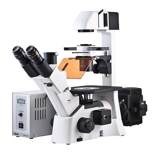Motic AE31 Inverted Phase Contrast Fluorescence Microscope - Microscope Central
