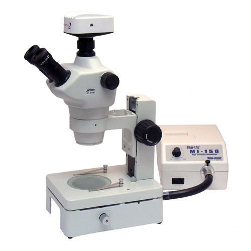 Unitron Z850 Embryo Transplant Microscope - Fiber Optic