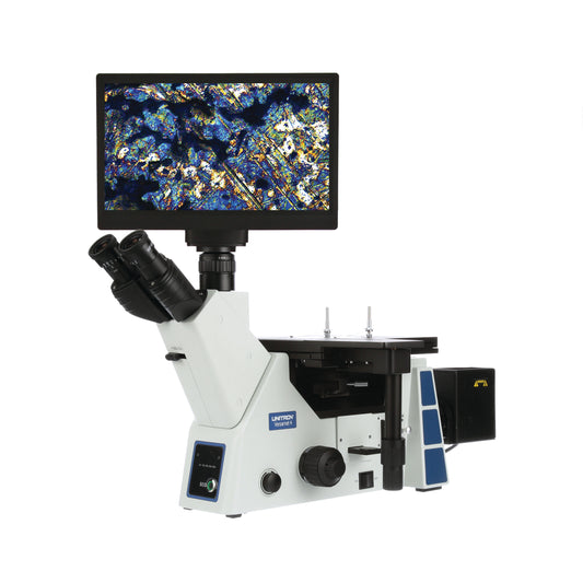 Metallurgical Microscope With Camera