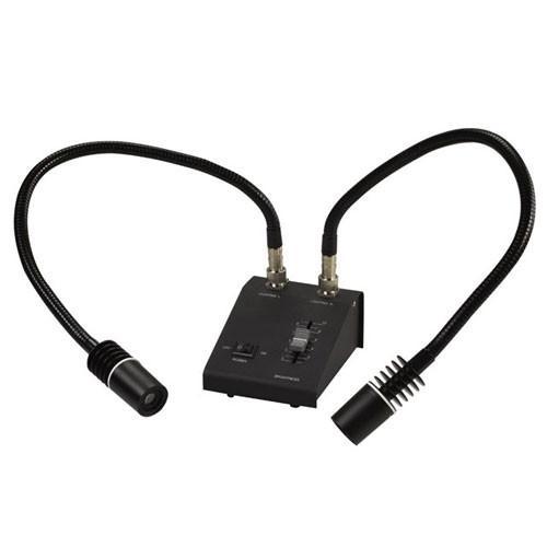 Dual Gooseneck Microscope Illuminators | LED & Halogen – Microscope Central