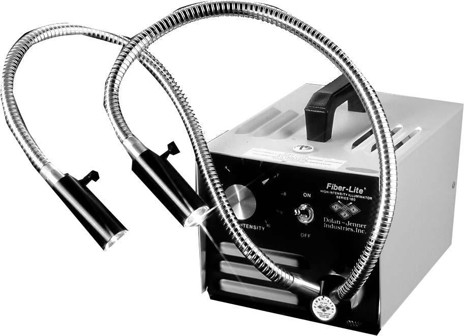 Dolan Jenner Fiber-Lite 180 Dual Gooseneck Illuminator - 181-1 System - Microscope Central
