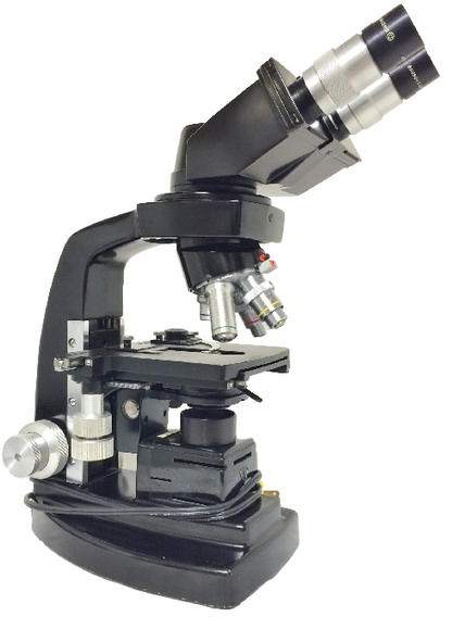 Baush & Lomb DynOptic Binocular Microscope w/ Planachromat 40x/100x Objectives