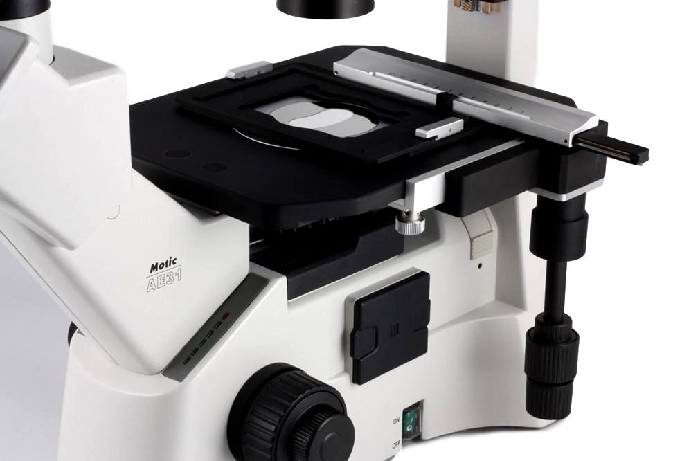 Motic AE 30 / 31 Mechanical Microscope Stage