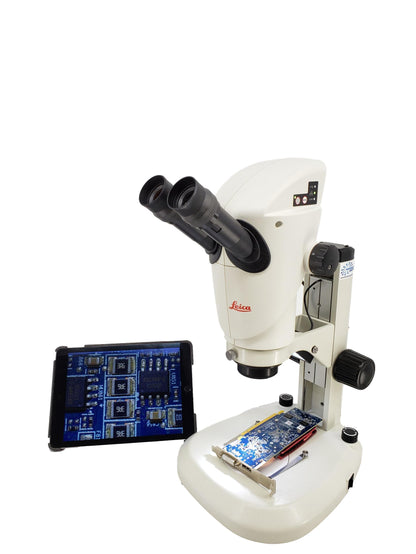 Leica S9i HD Digital WiFi Microscope On LED Stand 6.1x - 55x