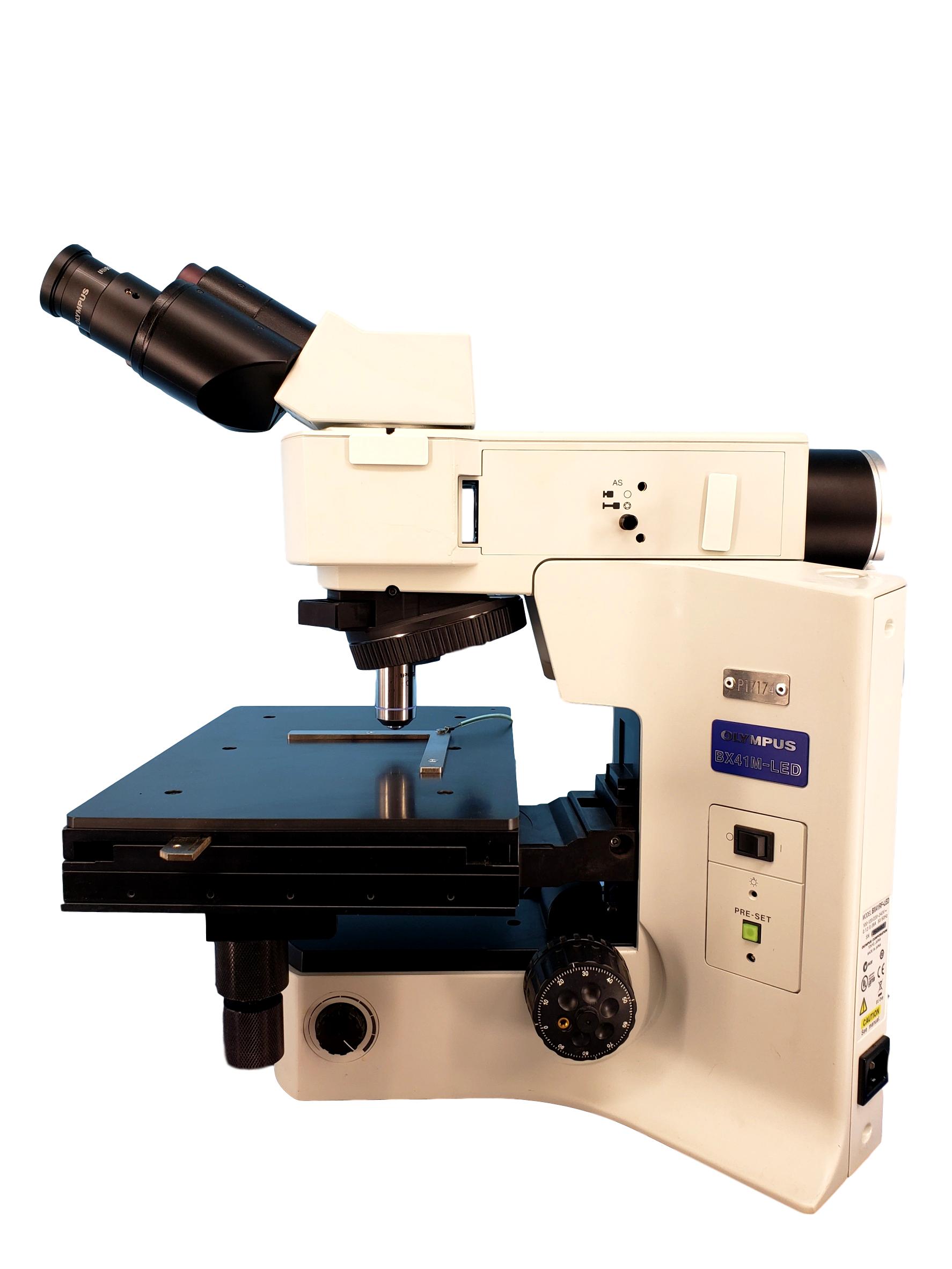 Olympus BX41M LED Reflected Light Metallurgical Microscope – Microscope ...