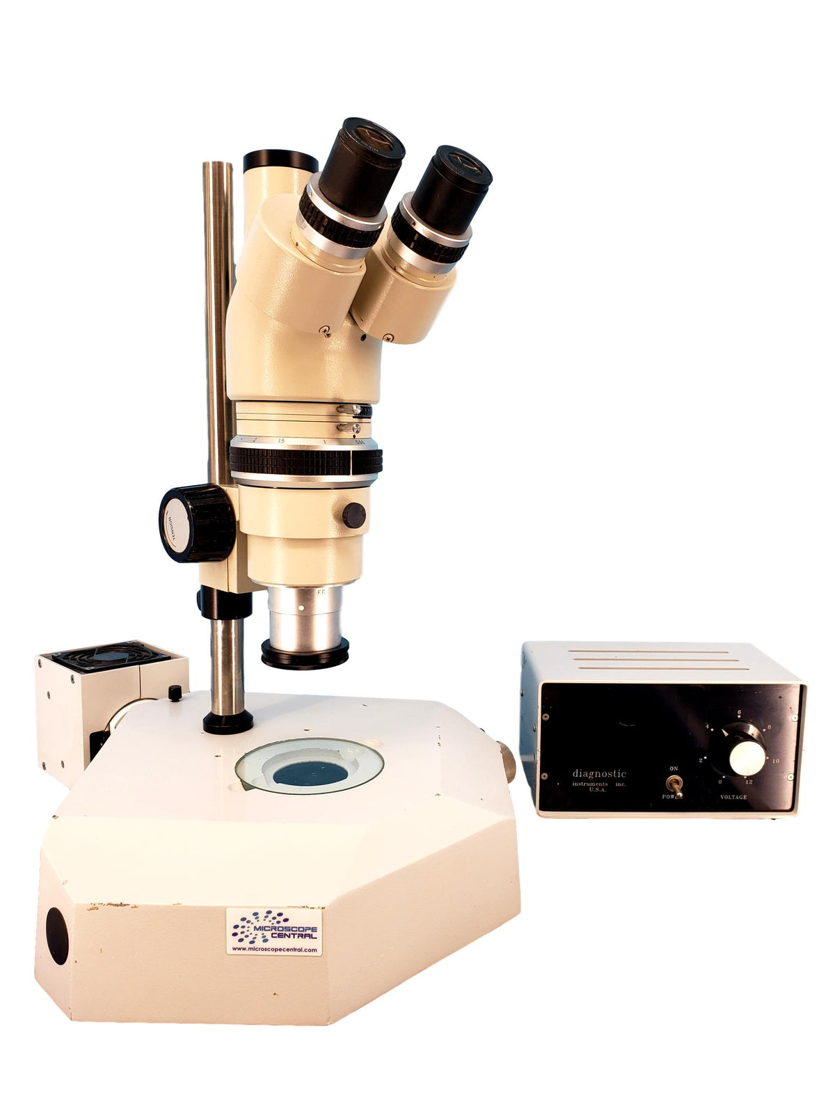 Diascopic Microscope Nikon SMZ-10 Trinocular Microscope on Diascopic Stand – Microscope Central