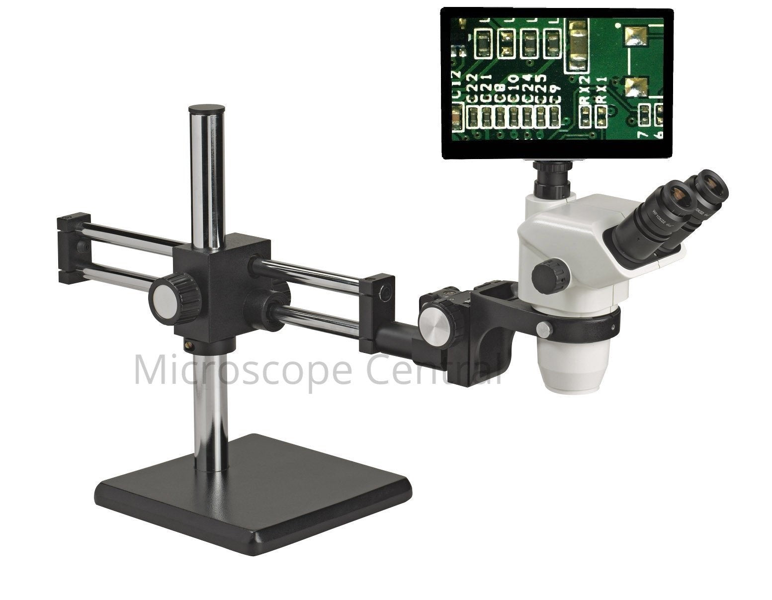 Accu-Scope 3076 Boom Stand Digital Microscope 0.67x - 4.5x