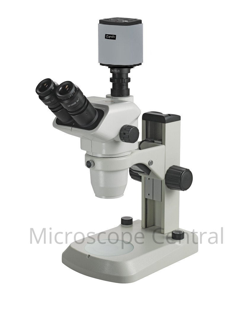Accu-Scope 3076 E-LED Digital Stereo Microscope 0.67x - 4.5x