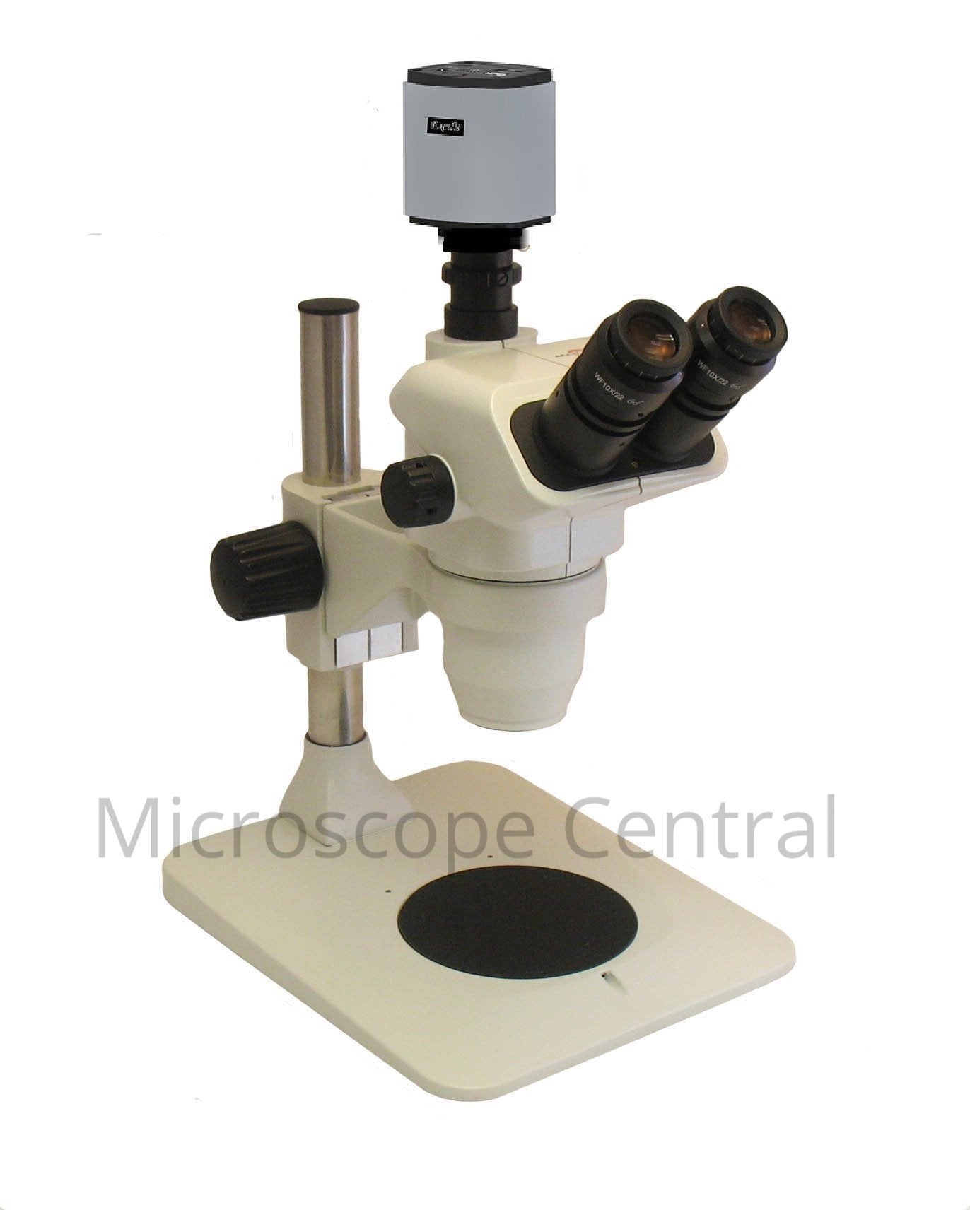 Accu-Scope 3076 Pole Stand Digital Stereo Microscope 0.67x - 4.5x