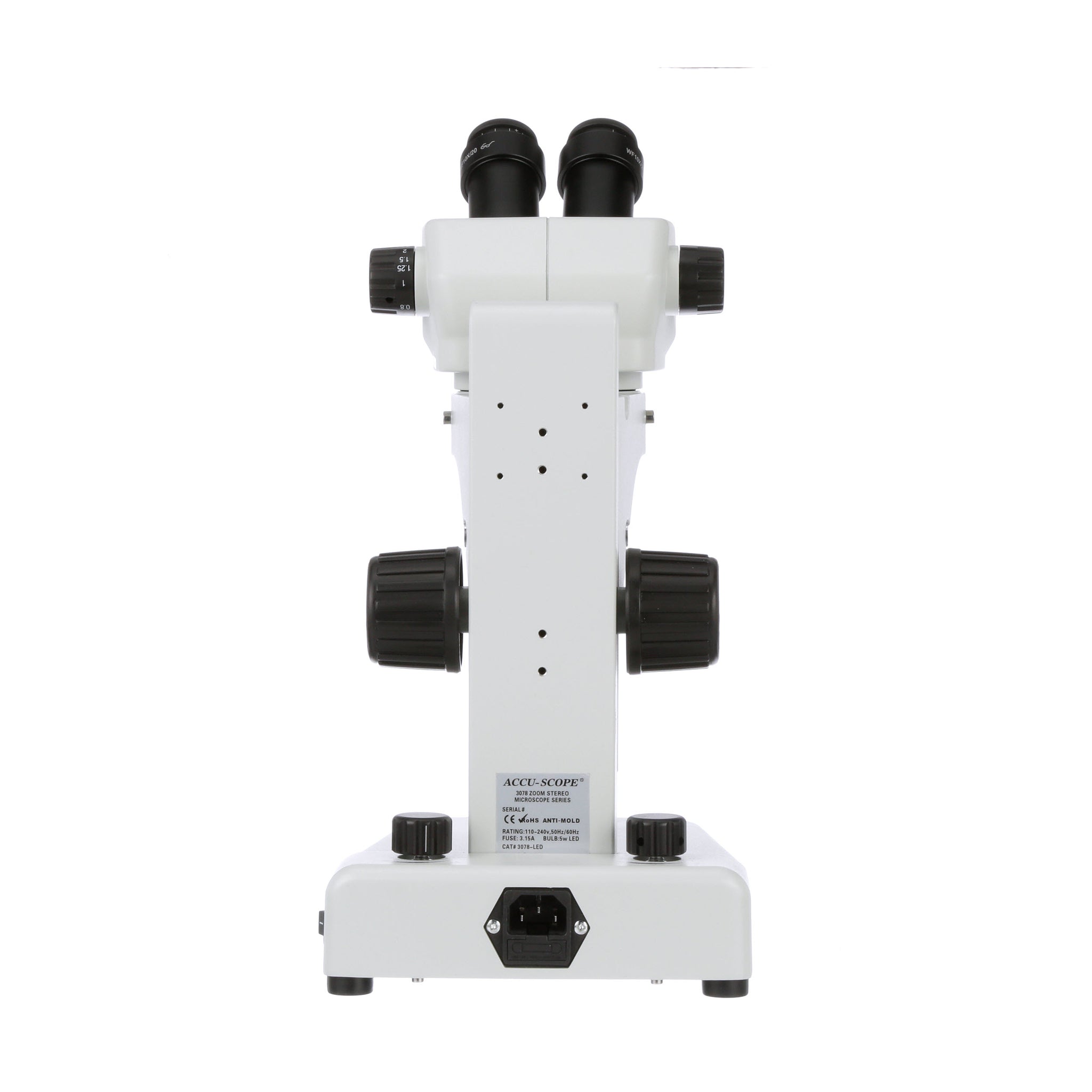 Accu-Scope 3078 Zoom Stereo Microscope on LED Stand - 8x-35x