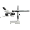 AmScope 10X & 30X Stereo Microscope on Single-Arm Boom with Ring Light