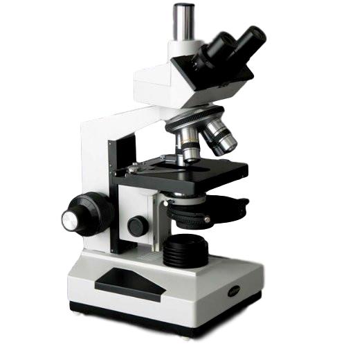 AmScope 40x-2000x Trinocular Turret Phase Contrast 30W Compound Microscope