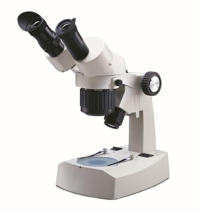 National 410TBL-10 1x & 3x Stereo Microscope