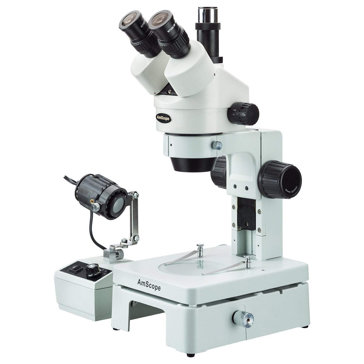 AmScope 7X-45X Trinocular Stereo Zoom Embryonic Microscope