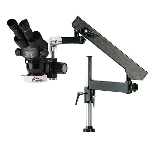 ProZoom 4.5 Stereo-Zoom Microscope on Articulating Arm Base