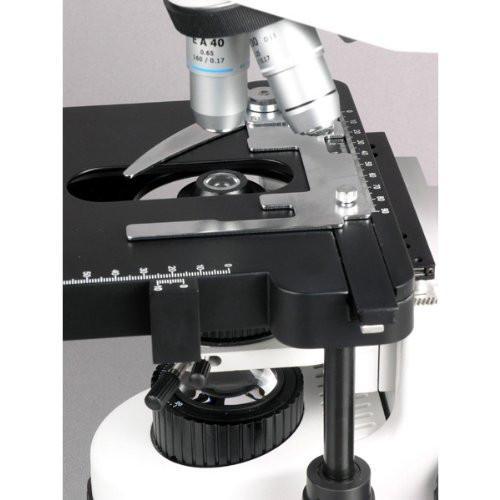 AmScope 40X-2500X Professional Infinity Plan Phase Contrast Kohler Compound Microscope