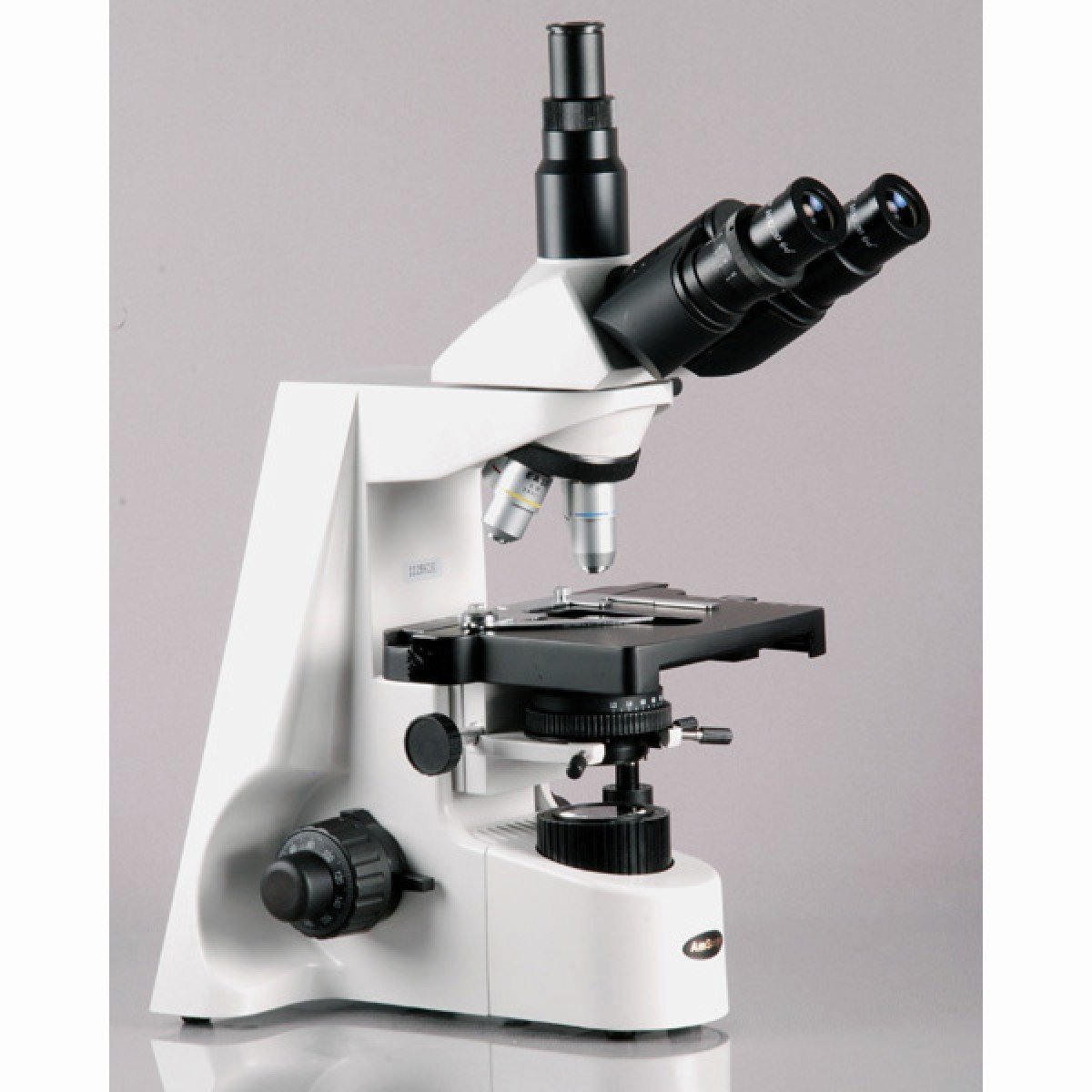 AmScope 40X-2500X Professional Infinity Plan Phase Contrast Kohler Trinocular Microscope