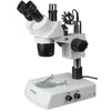 AmScope 10X-30X Trinocular Stereo Microscope with Top & Bottom Halogen Lights
