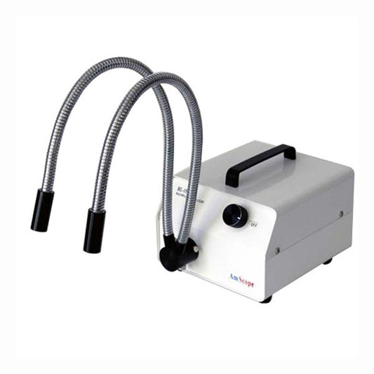 Dual Gooseneck Microscope Illuminators | LED & Halogen – Microscope Central