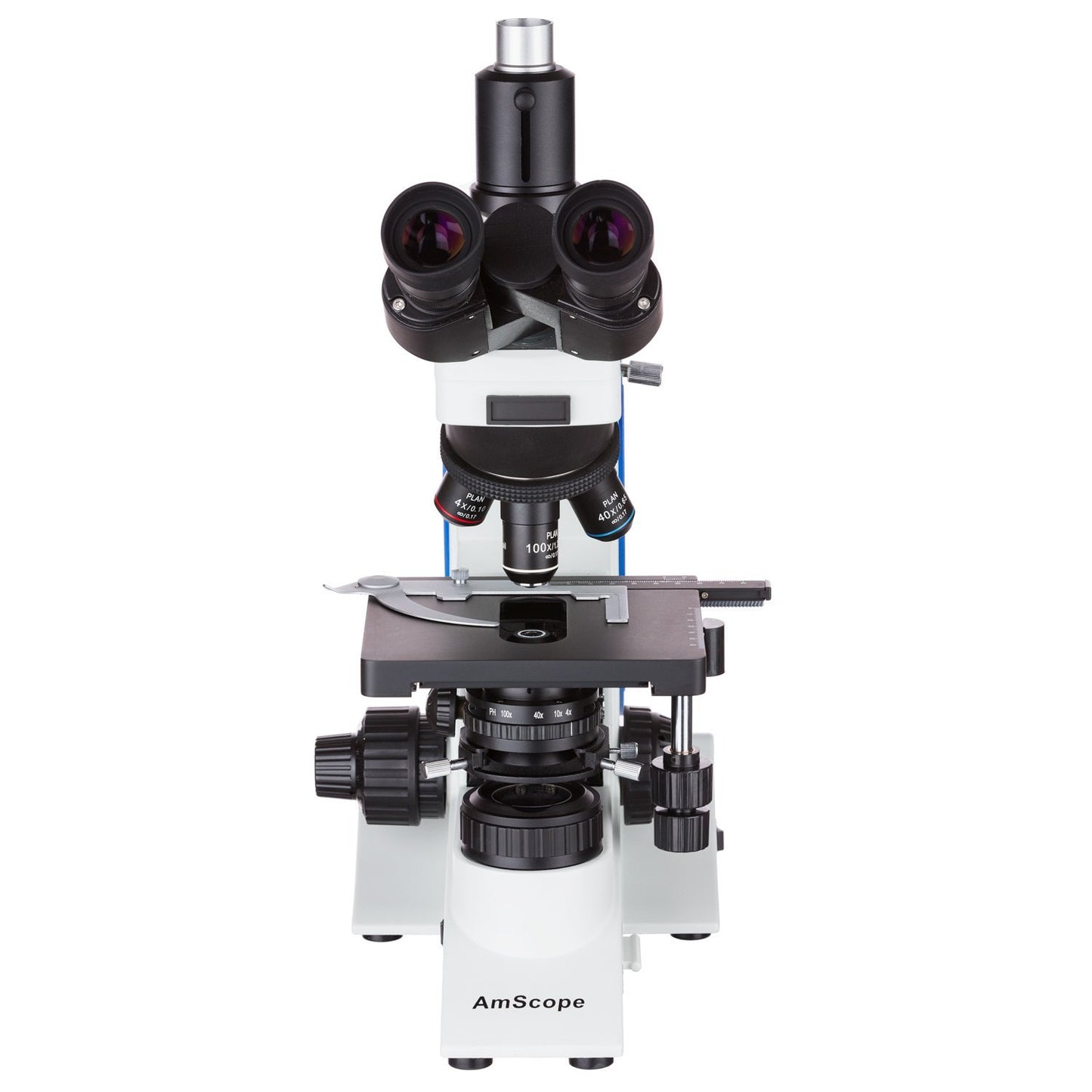 AmScope 40X-1000X Plan Infinity Kohler Laboratory Research Microscope + 5MP USB3.0 Camera