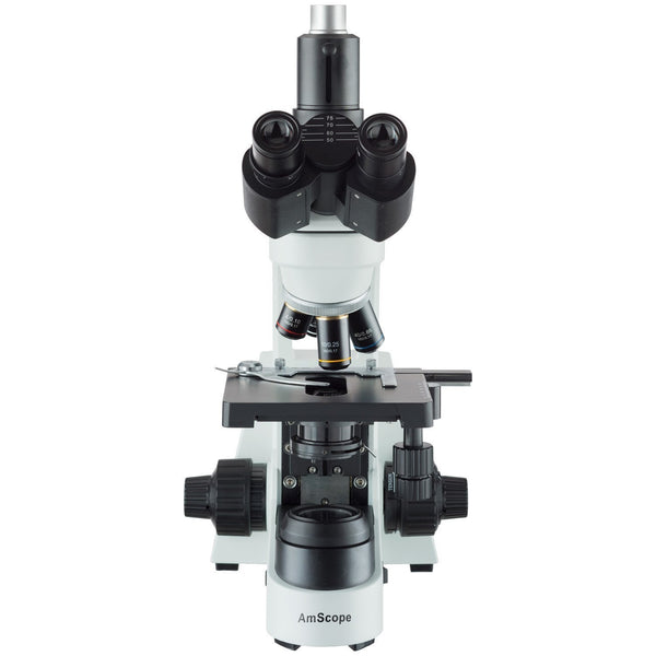 AmScope 40X-1000X LED Biological Trinocular Compound Microscope ...