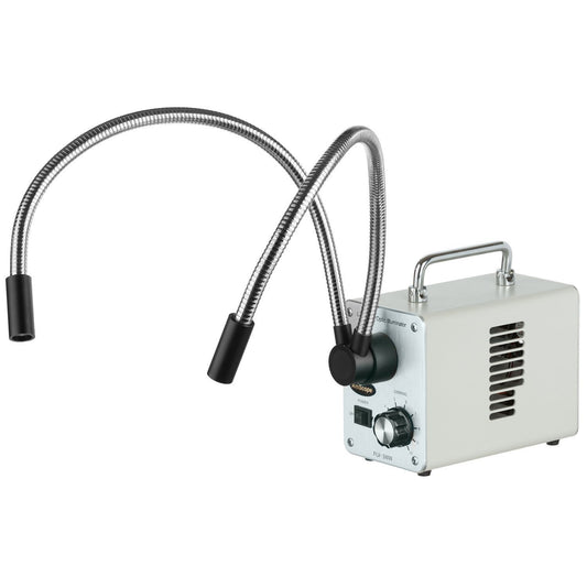 Dual Gooseneck Microscope Illuminators | LED & Halogen – Microscope Central