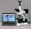 AmScope 50X-2500X Darkfield Polarizing Metallurgical Microscope + 18MP Camera