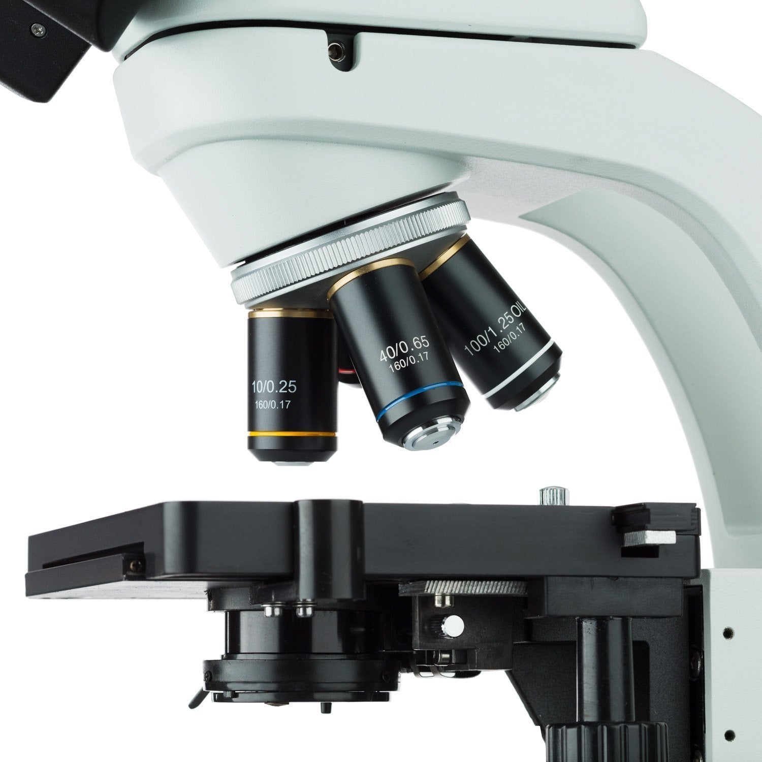 AmScope 40X-1000X LED Biological Trinocular Compound Microscope