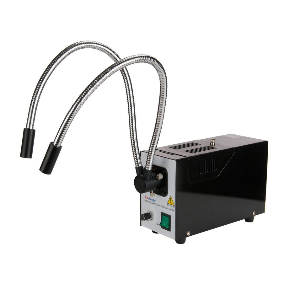 Dual Gooseneck Microscope Illuminators | LED & Halogen – Microscope Central