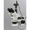 AmScope 3.5X-90X Trinocular LED Boom Stand Stereo Microscope + 3MP Camera