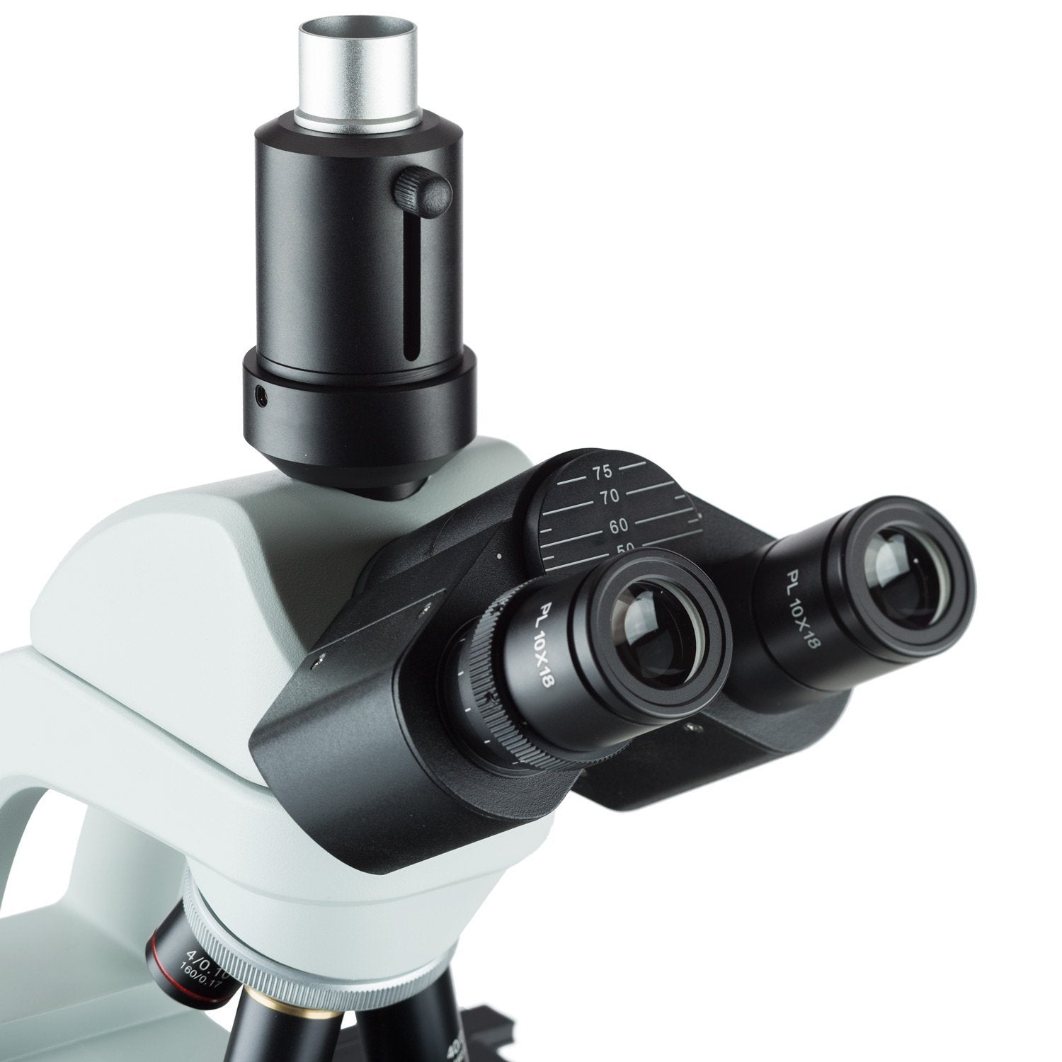 AmScope 40X-2000X LED Biological Trinocular Compound Microscope with 5MP Camera